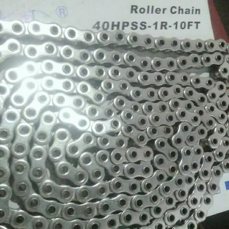 Jual Hollow Pin Chain RS 40 Stainless Rantai RS40 HP SUS RS 40x1R HP ...