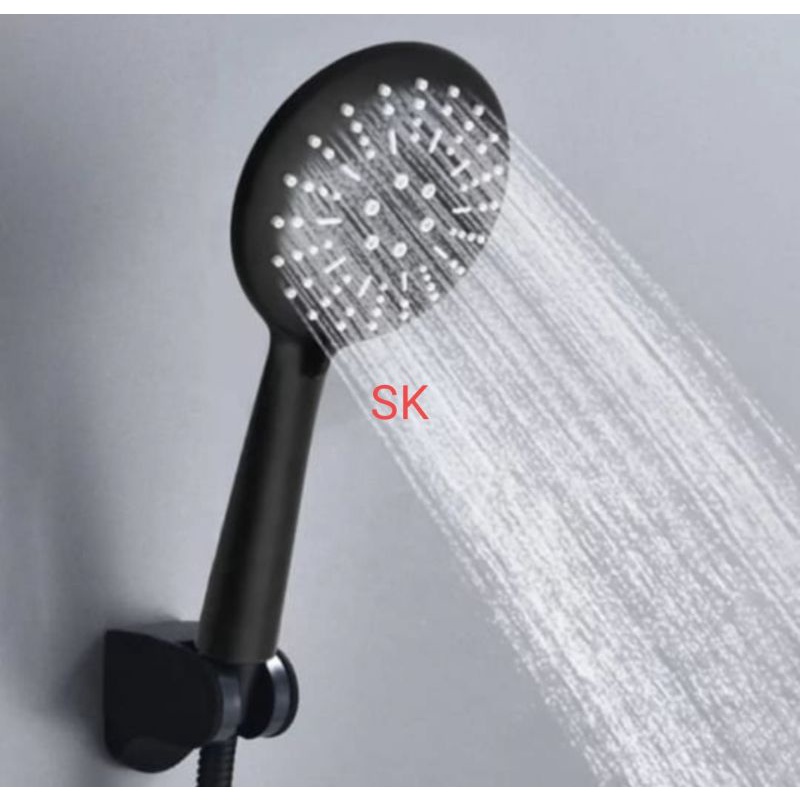 Jual Hand Shower Mandi Set Hitam Black Besar - Hand Shower Set Toilet ...