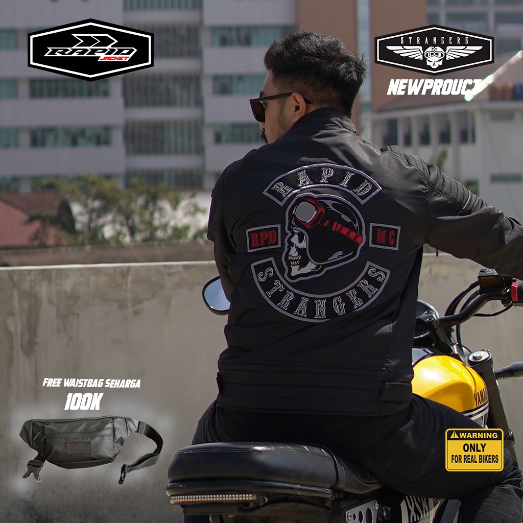 Jual JAKET motor touring premium RAPID STRANGERS jaket bikers full ...