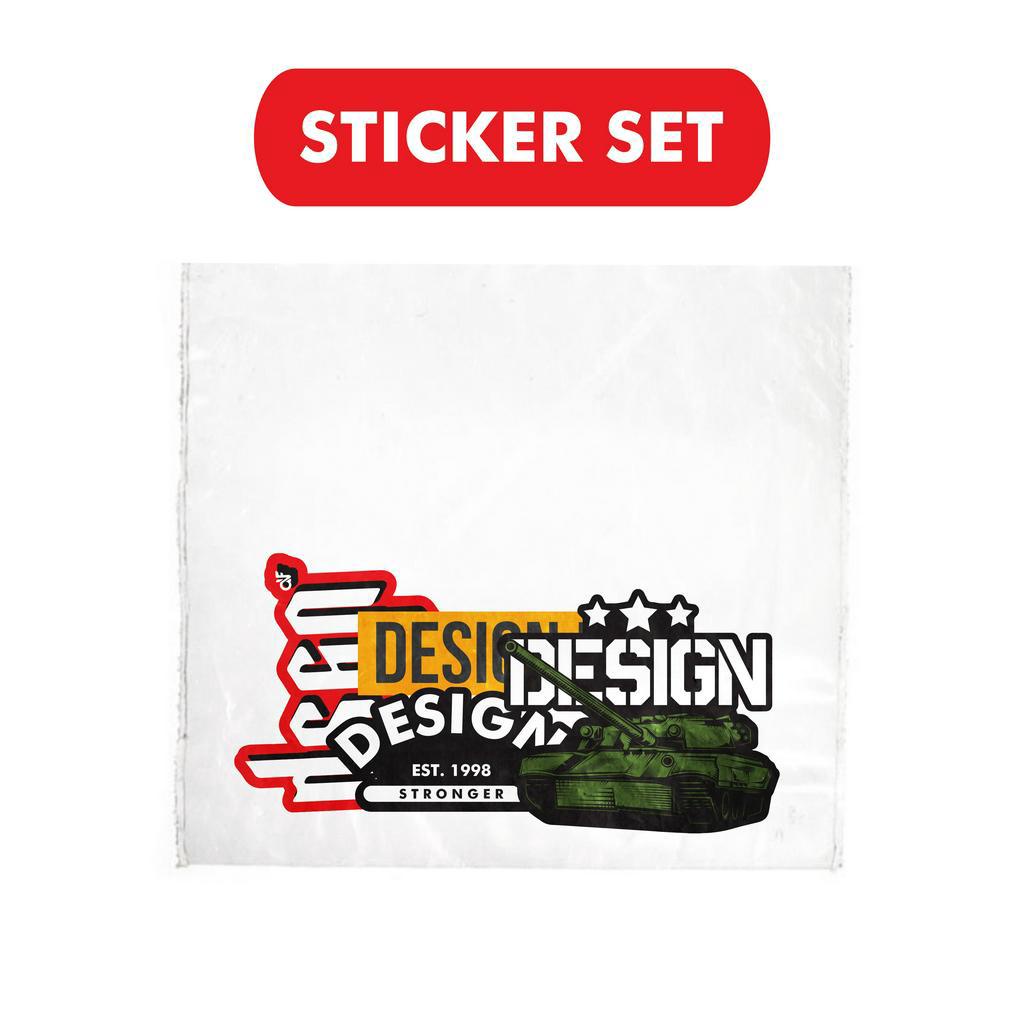 Jual d&f sticker set DESIGN (isi 4 pcs) | Shopee Indonesia