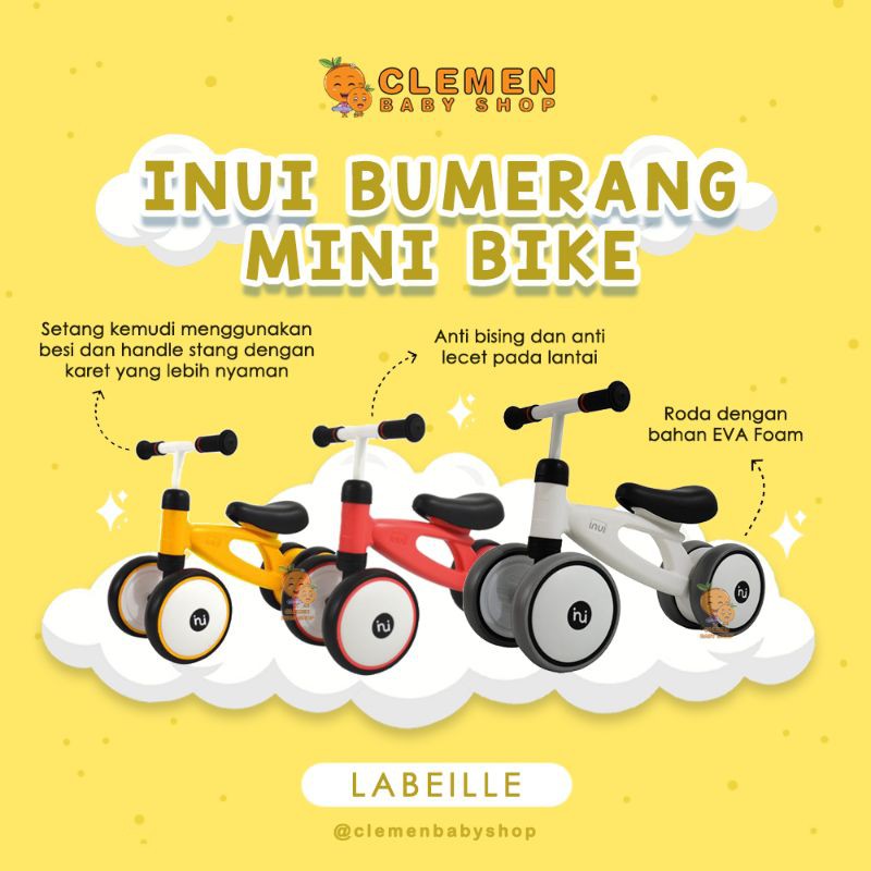 Jual Labeille Inui Bumerang Mini Bike KC116 (Sepeda Ride On) Shopee