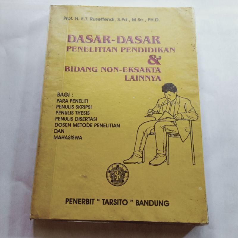 Jual Buku ORI Dasar Dasar Penelitian Oebdidikan&Bidang Non Eksakta ...