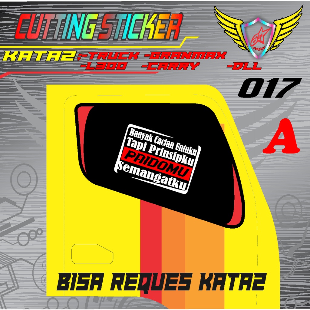 Jual Jual Sticker Cutting Kata Kata Custom Kaca Pintu Truck Mobil Pickup Dll Shopee Indonesia