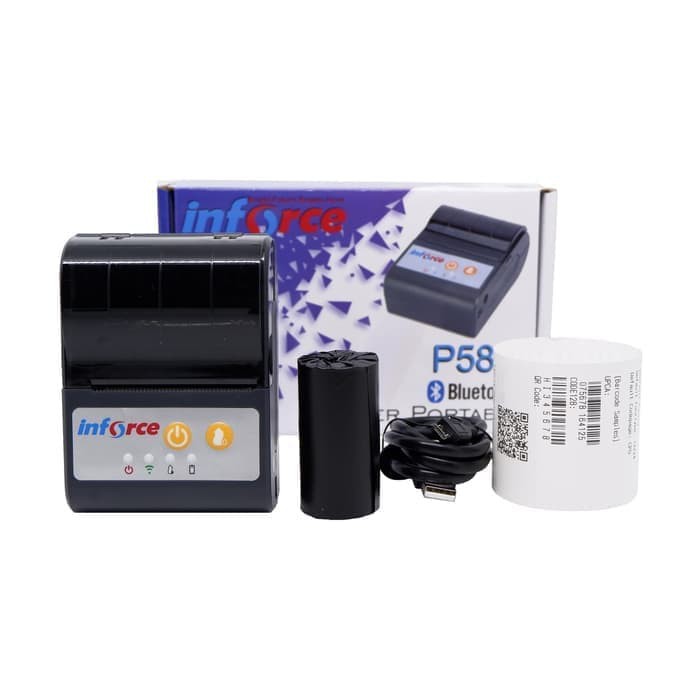 Jual Printer Thermal Bluetooth INFORCE P58C Portable ukuran 58mm ...