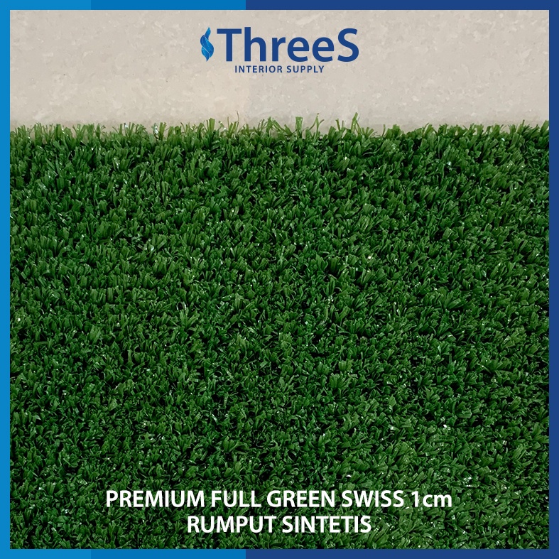 Jual KARPET RUMPUT SINTETIS SWISS FULL GREEN tebal 1 cm - INSTANT ...