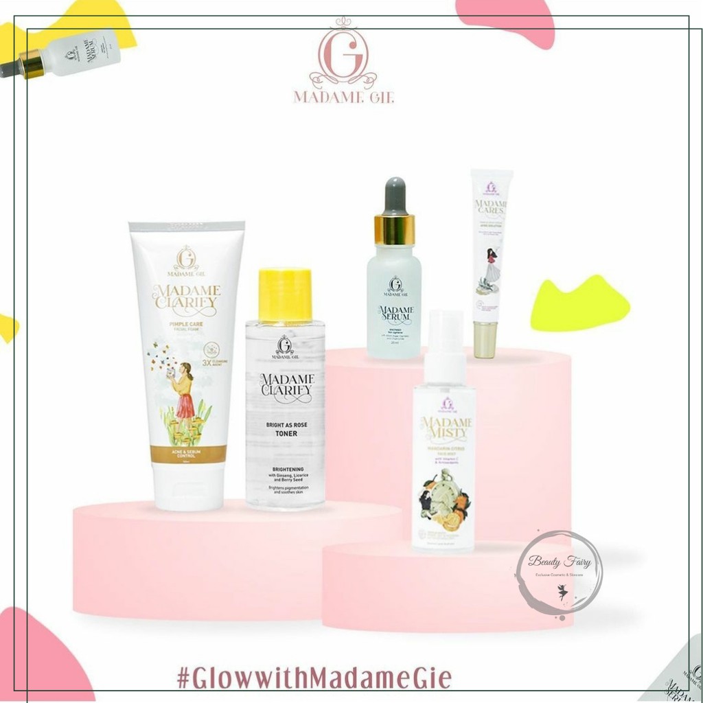 Jual Madame Gie Skincare Clarify ( Toner Facial Foam Face Mist