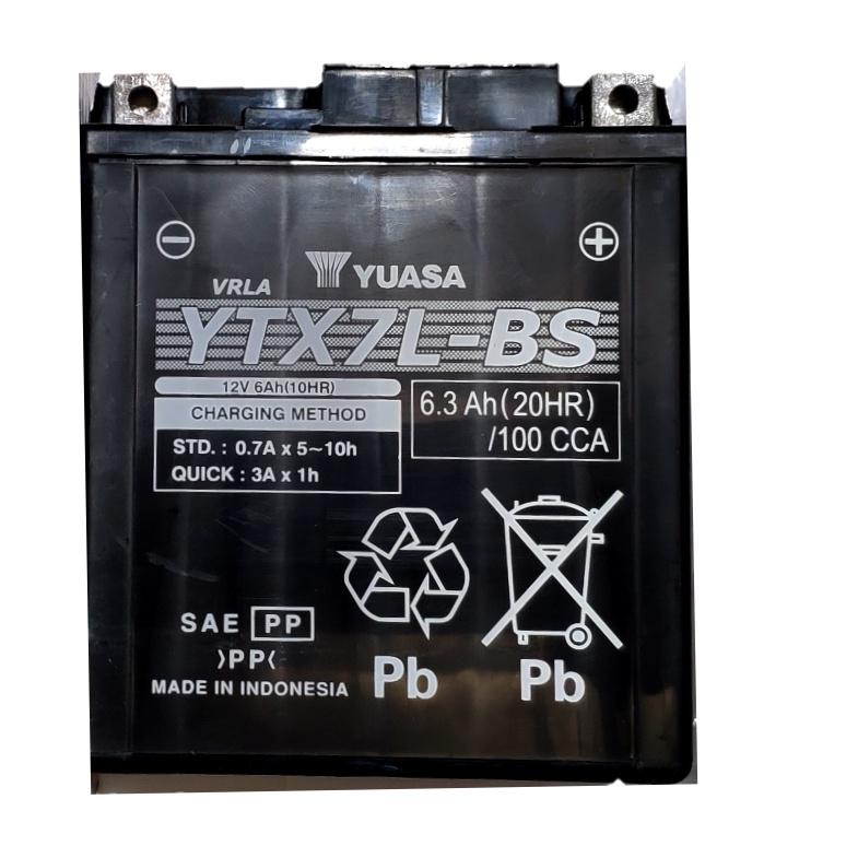 Jual Baterai KLX 150 D TRACKER 150 W175 (YTX7L-BS 12V 6AH ) 26012-0909