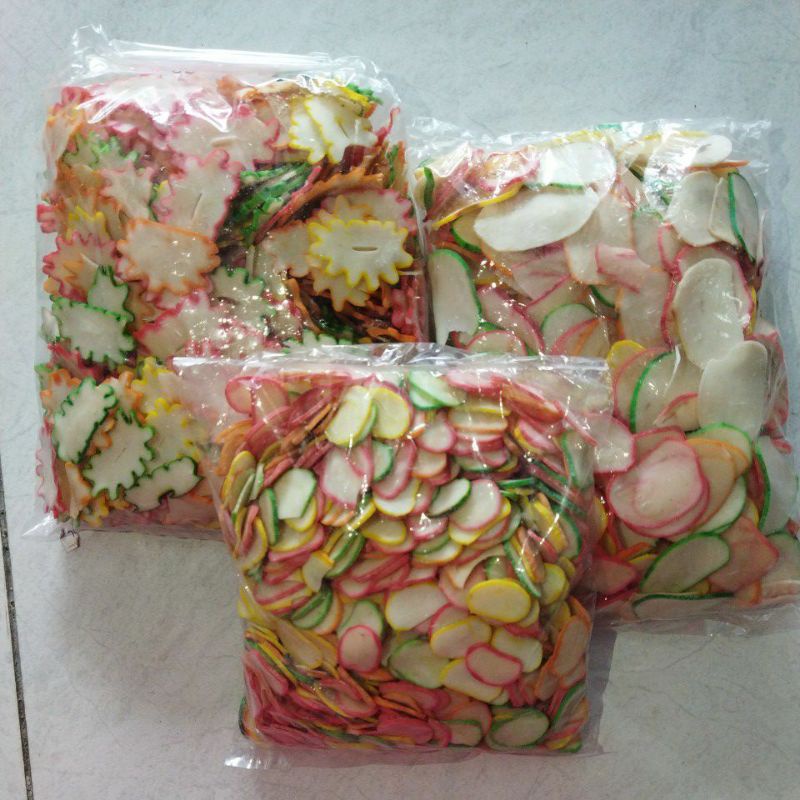 Jual Krupuk Bawang Warna Krupuk Seblak 500g Mentah Shopee Indonesia