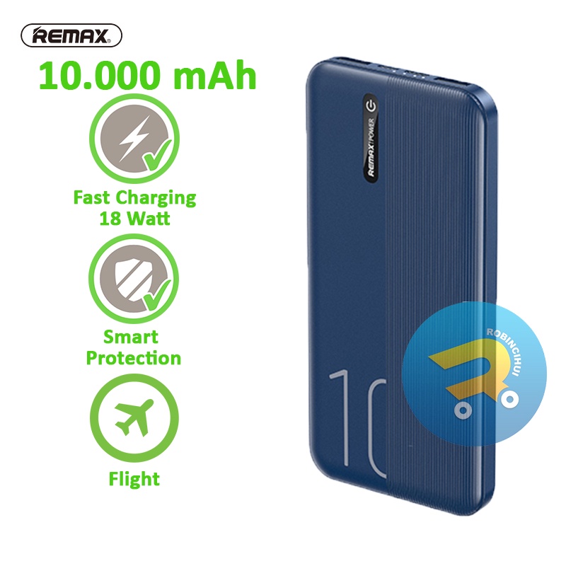 Jual Powerbank Remax 10.000mAh Dual input Type C & Micro Dual Output ...