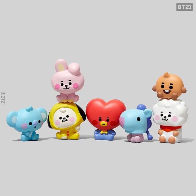 Jual Termurah Figure Bt21 Line Stiker X Royche Baby Monitor Figure Bts ...