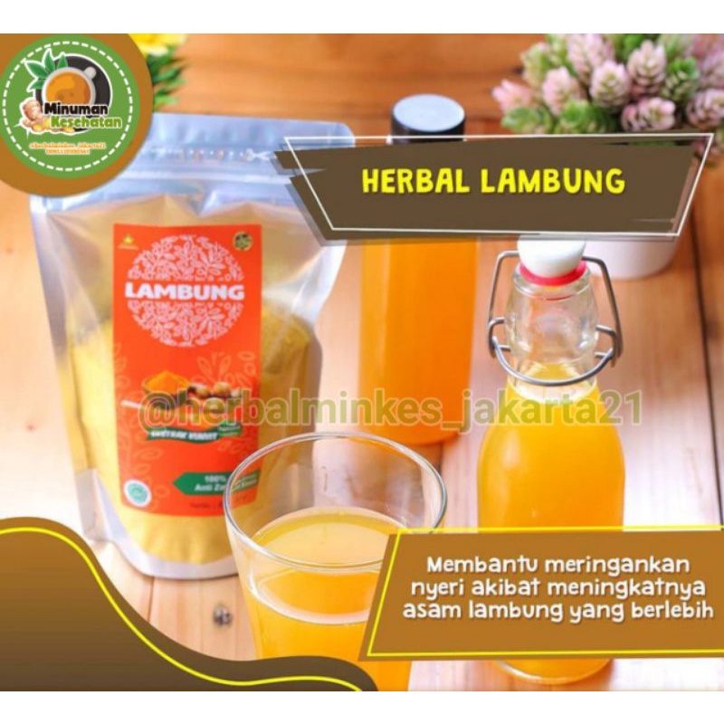 Jual Obat Asam Lambung Herbal Maag Minuman Tradisional Kunyit Bubuk