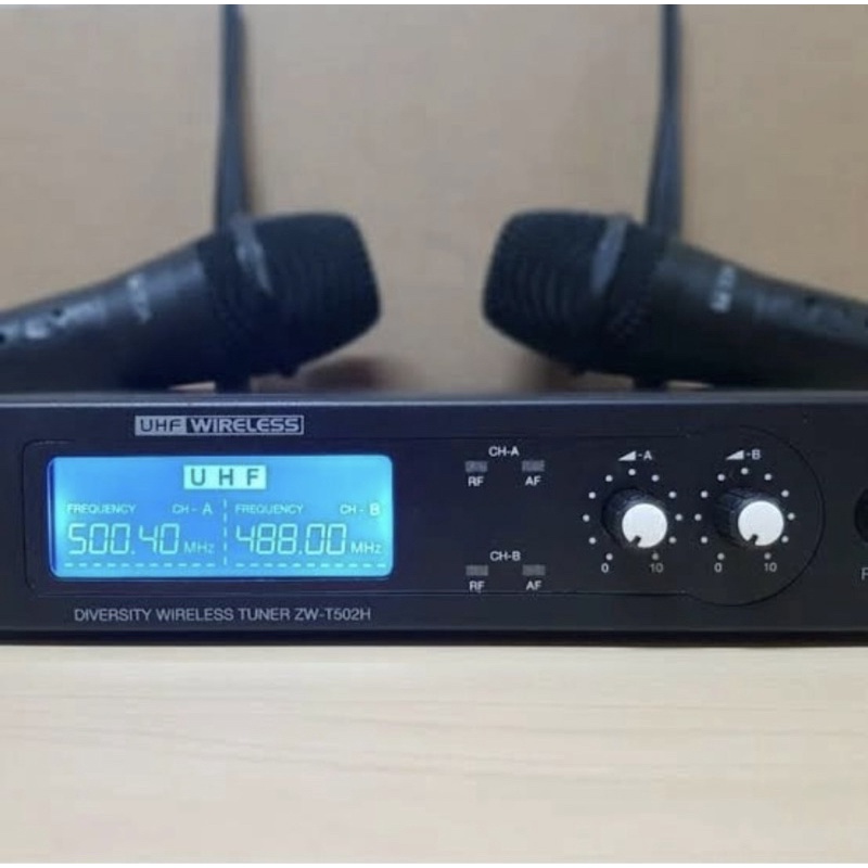 Jual Toa Mic Wireless Tuner ZW T502H AS ZW T502 H ZW T 502 H AS ...