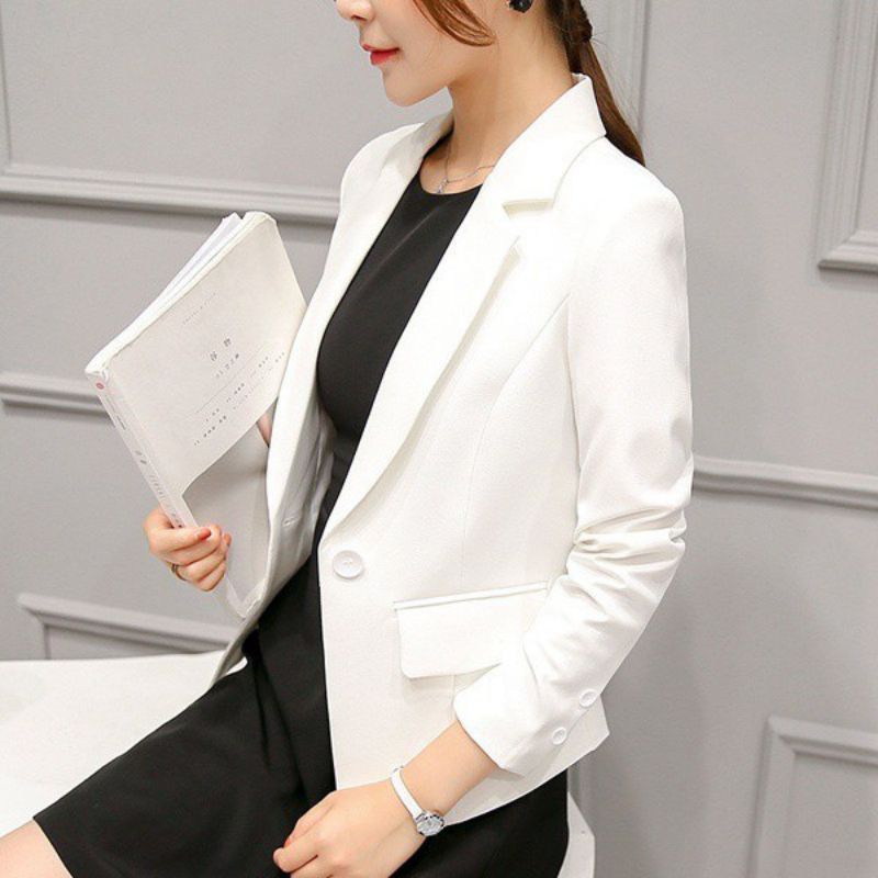 Jual Blazer Wanita Kekinian Jas Korean Style Jas Formal Outer Blazer Kantoran Jas Kuliah