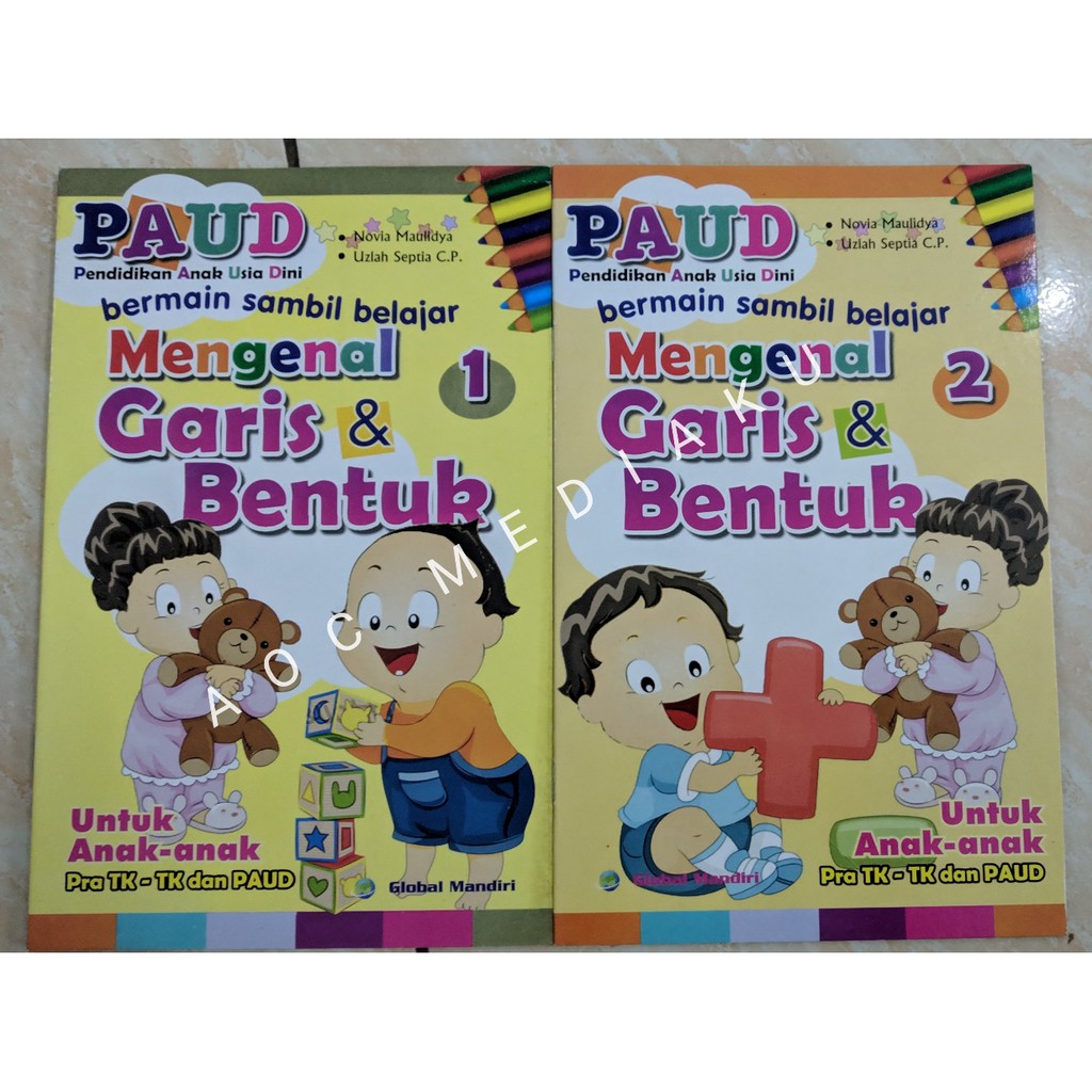 Jual Buku Mengenal Garis Dan Bentuk Untuk PAUD | Shopee Indonesia