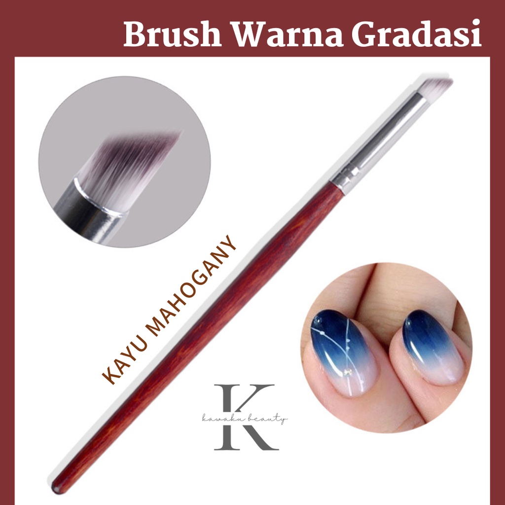 Jual Brush Kuas Kutek Gel Polish Nail Art Round Angled NP-57 | Shopee ...