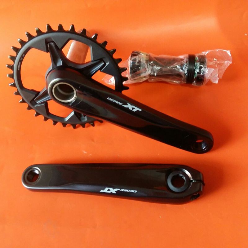 Shimano xt best sale single crankset