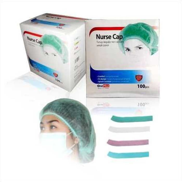 Jual NURSE CAP PENUTUP KEPALA WARNA HIJAU 100 PCS Shopee Indonesia