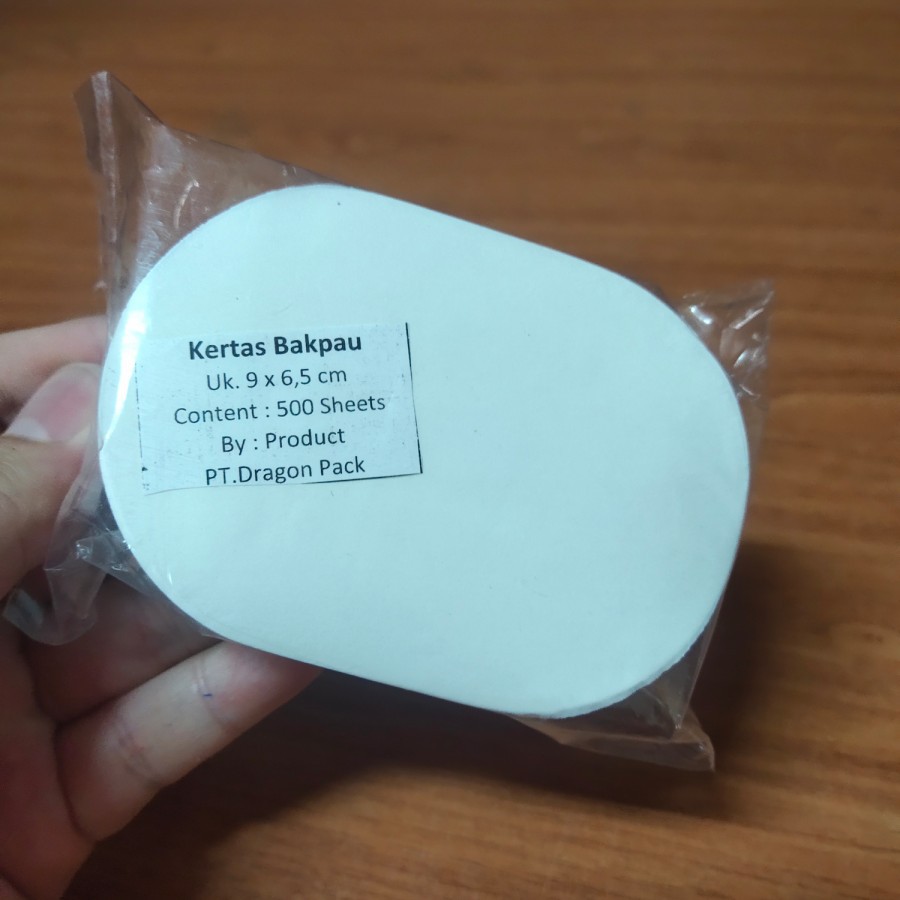 Jual Kertas Alas Bakpao Oval 9 X 6 5 Cm Paper Bakpau Isi 500 Lembar