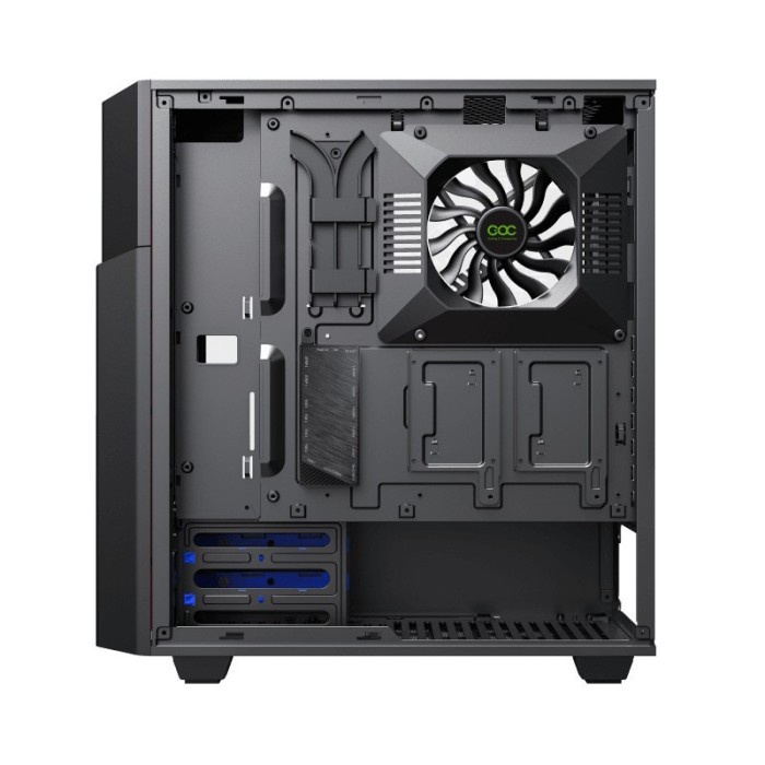 Jual PC Case Gamemax Contac COC Black Grey E-ATX Tempered Glass ...