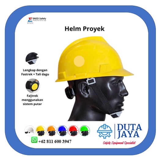 Jual Safety Helmet Fast Track Helm Proyek Putar Kuning Shopee