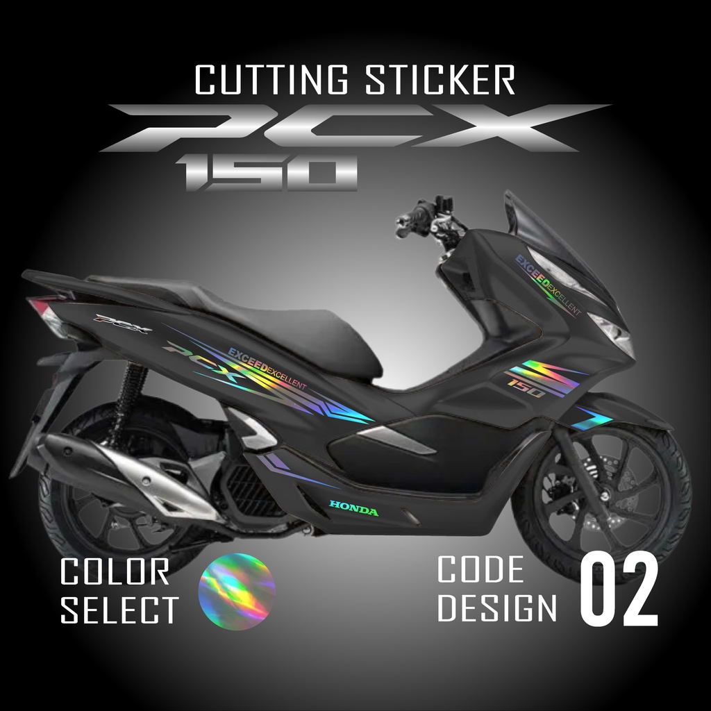 Jual COD Cutting Sticker PCX 150 New - Stiker Striping Lis Timbul ...