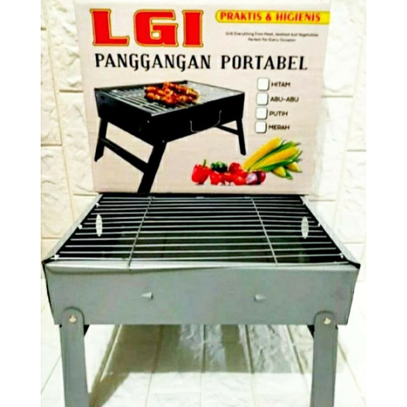 Jual Alat Panggang Portable Jumbo Pemanggang Portable Lipat Grill Bbq