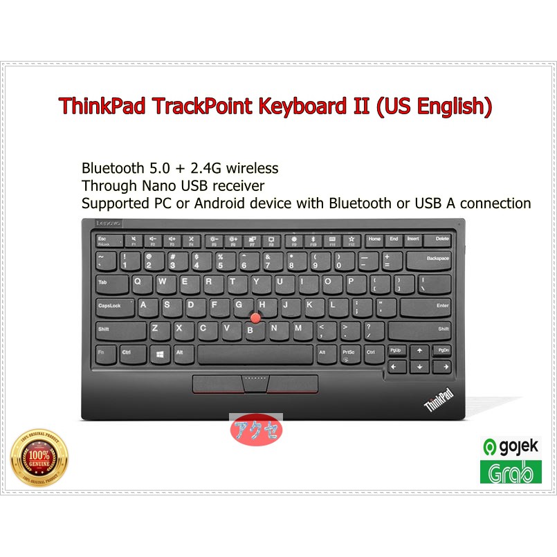 Jual Bluetooth ThinkPad TrackPoint keyboard Version 2 for Windows ...