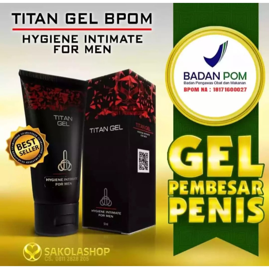 Jual Titan Gel Gold Obat Oles Sex Tahan Lama Pembesar Dan Panjang Penis