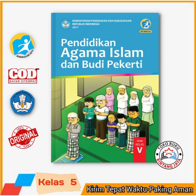 Jual Buku Pendidikan Agama Islam Kelas 5 - PAI SD Kelas 5 Kurikulum ...