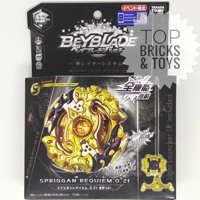 Jual TAKARA TOMY, Beyblade Burst B - 00 Spriggan Requiem. 0. Zt (Gold ...