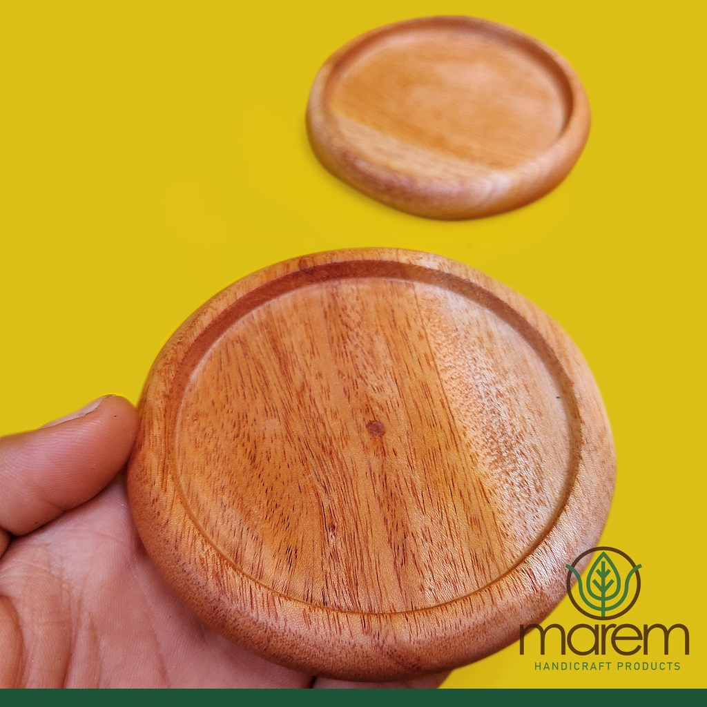 Jual Tatakan Gelas Cangkir Kayu Mahoni Coaster Alas Gelas Kayu Mahoni Shopee Indonesia 3734