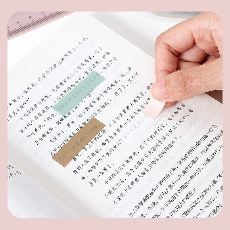Jual COLORFUL 10 BOOKSIDE LABEL STICKY NOTES | Shopee Indonesia