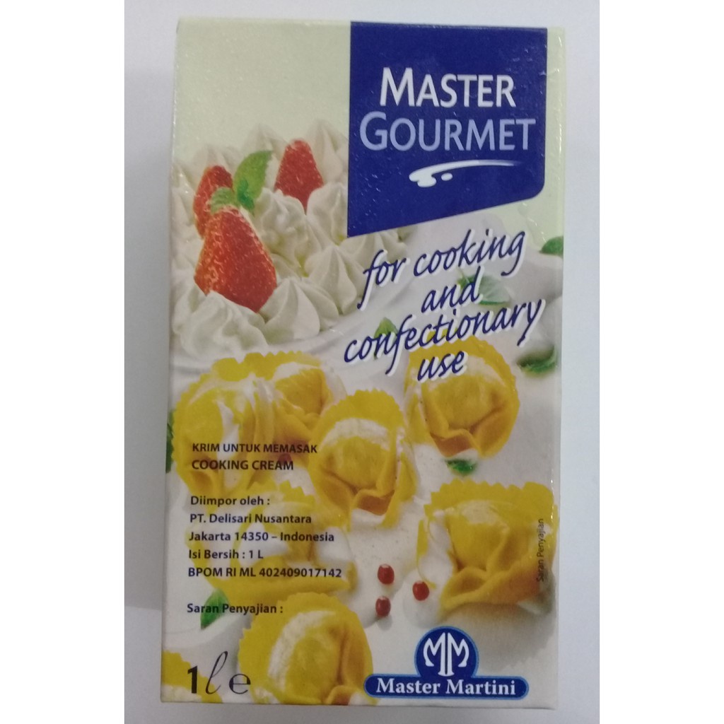 Jual cooking cream MASTER GOURMET 1 lt | Shopee Indonesia