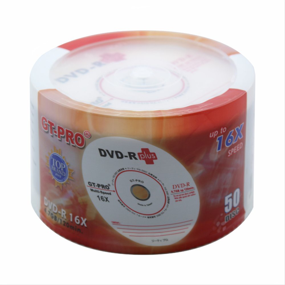 Jual DVD GT Pro Plus 16X DVD-R 4.7GB Blank Media (50 Pcs) | Shopee ...