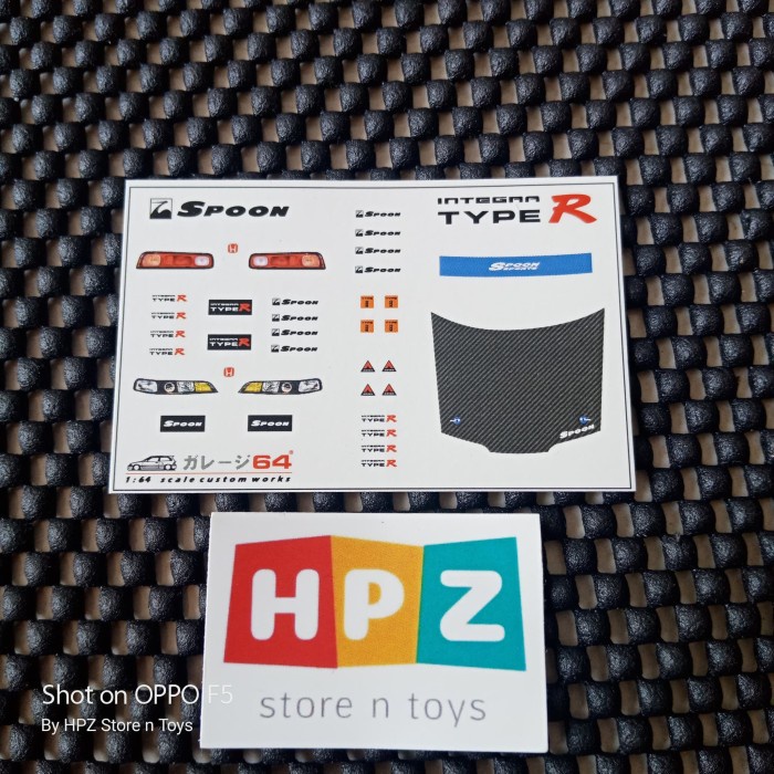 Jual Decal Set Hotwheels Honda Integra Spoon transparant HUSEL2132 ...