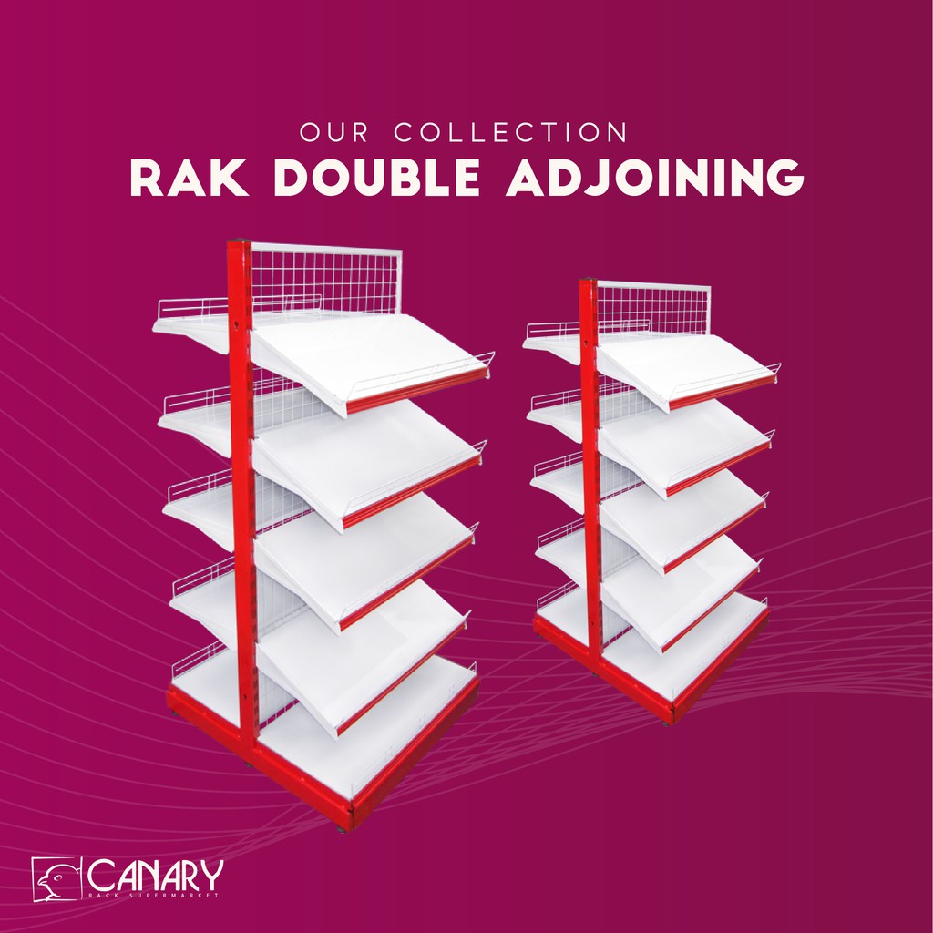 Jual Rak Supermarket Double SINAR Adjoining Set | Shopee Indonesia