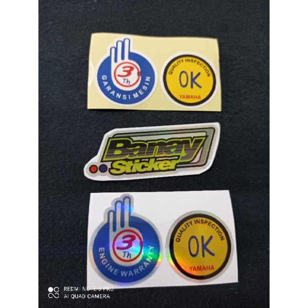 Jual STICKER GARANSI OK YAMAHA | Shopee Indonesia