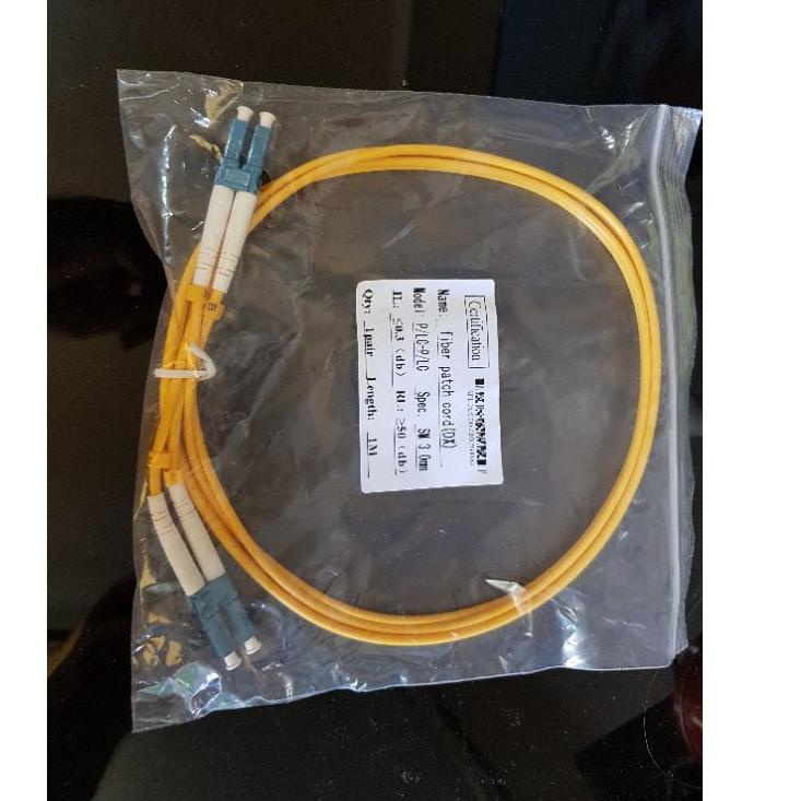 Jual Terjangkau - kabel Patch Cord Patchcord Lc to Lc Duplex SM 1 meter ...
