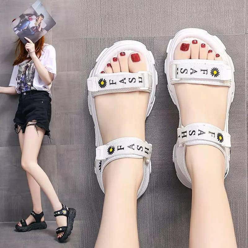 Jual New Arrival Sandal Casual Wanita Sandal Gunung Bunga Fashion TTD ...