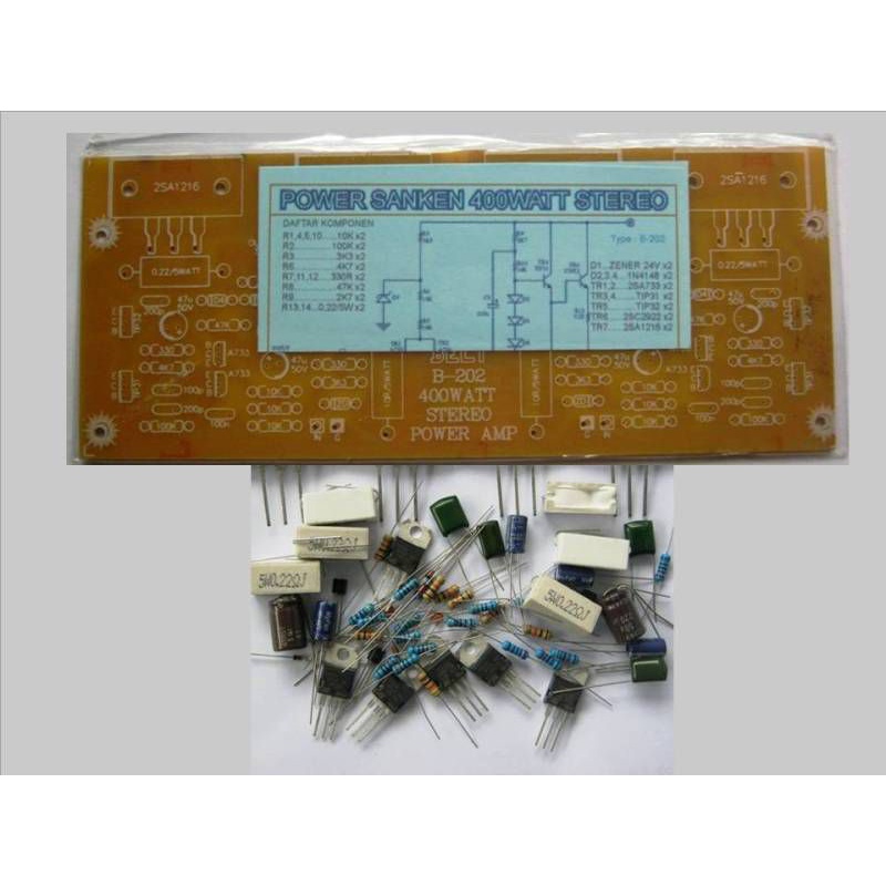 Jual DIY driver power amplifier 400 watt stereo | Shopee Indonesia