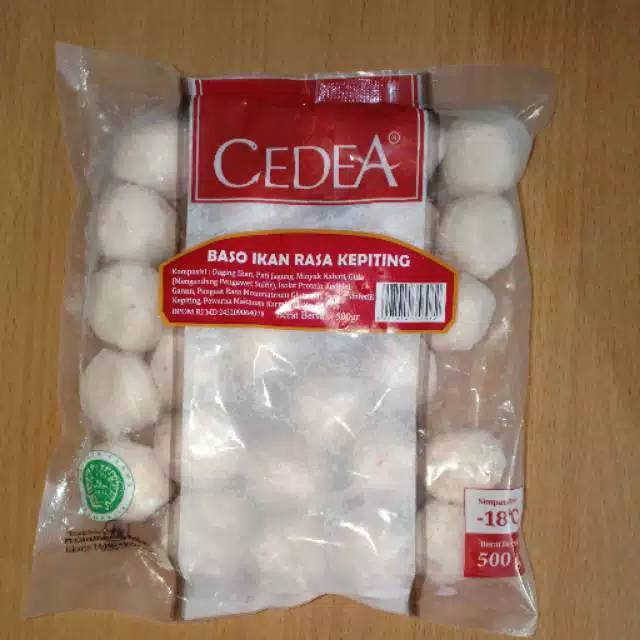 Jual Cedea Baso Ikan Rasa Kepiting 500gr Shopee Indonesia