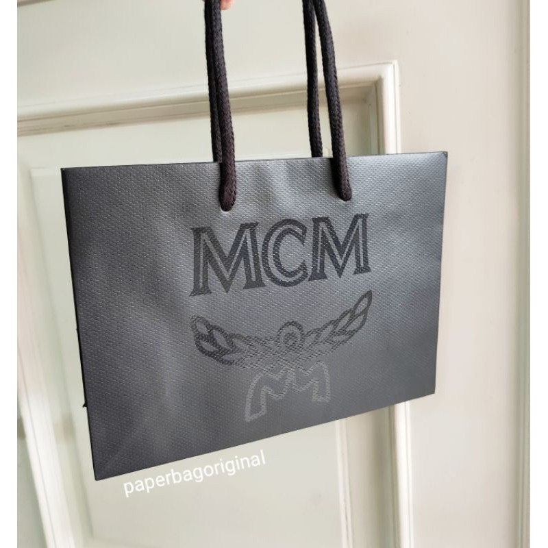 Jual MCM paperbag Original Authentic paper bag Shopee Indonesia