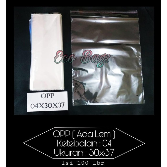 Jual Plastik Opp Seal Ukuran 30x37 Plastik Opp Lem Kemasan Baju Isi 100lbr Shopee Indonesia 5727