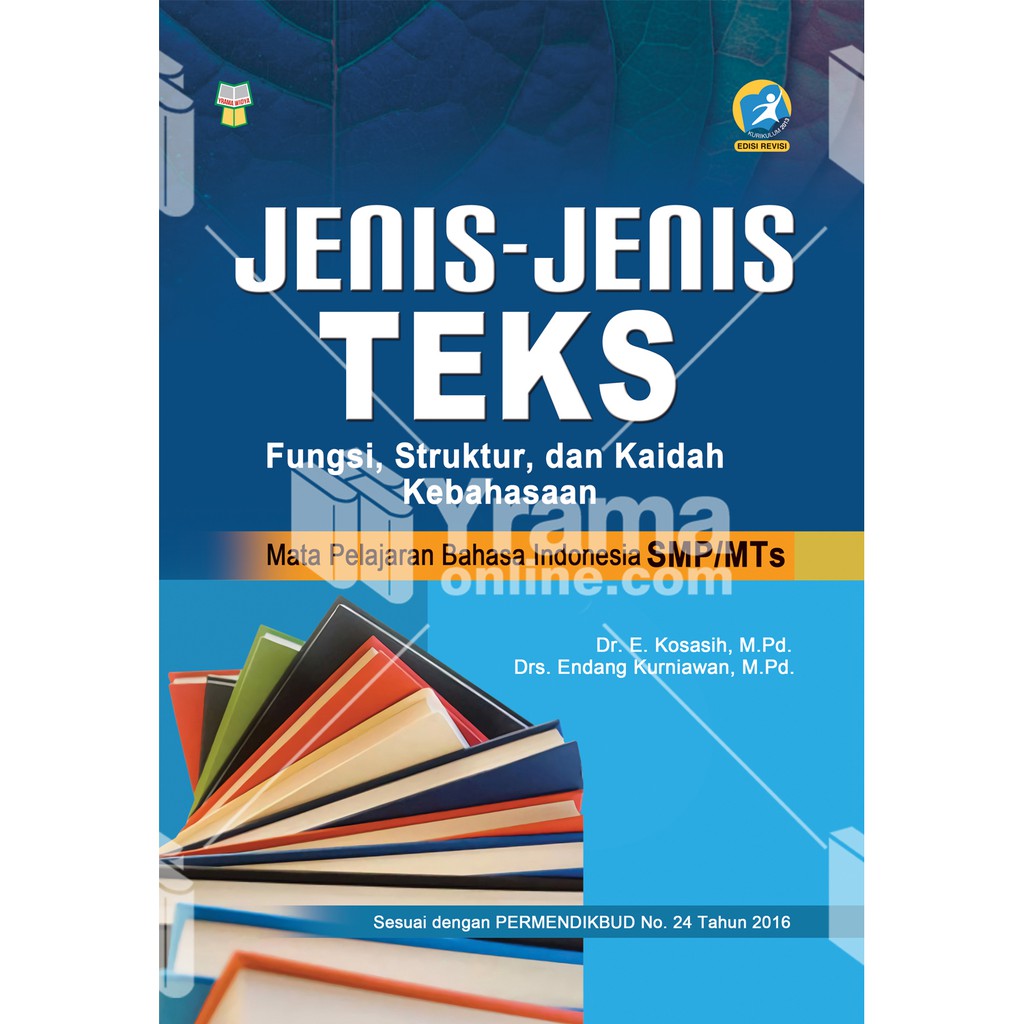 Jual Buku Jenis-Jenis Teks Fungsi, Struktur, Dan Kaidah Kebahasaan ...