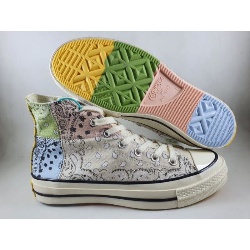 Jual Offspring X Converse Chuck 70s Paisley Patchwork(free tali sepatu ...