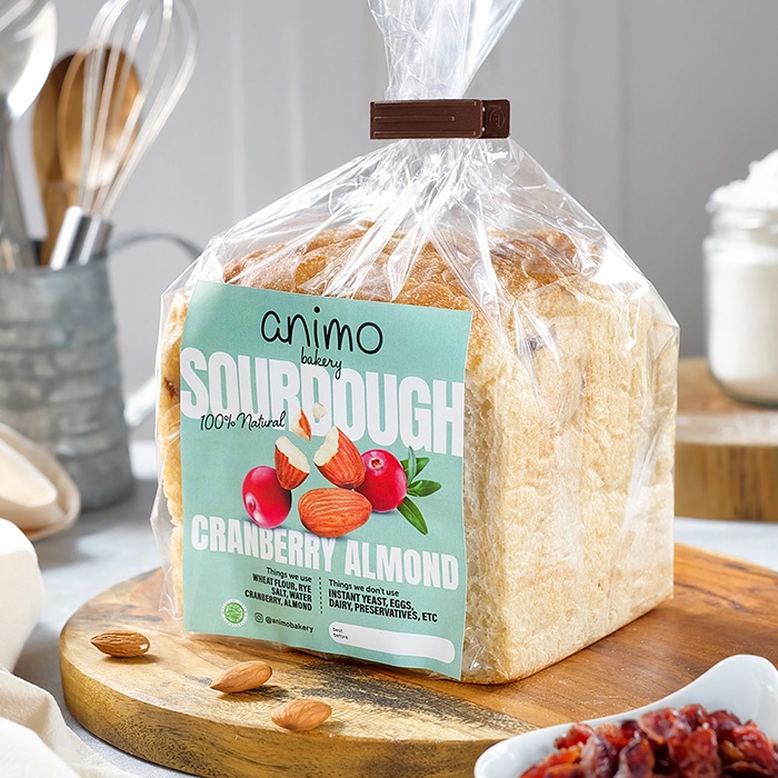 Jual Animo Bakery Sourdough Toast - Cranberry Almond | Shopee Indonesia
