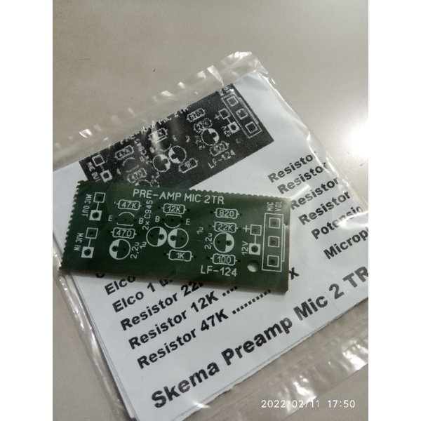 Jual pcb preamp mic 2tr | Shopee Indonesia