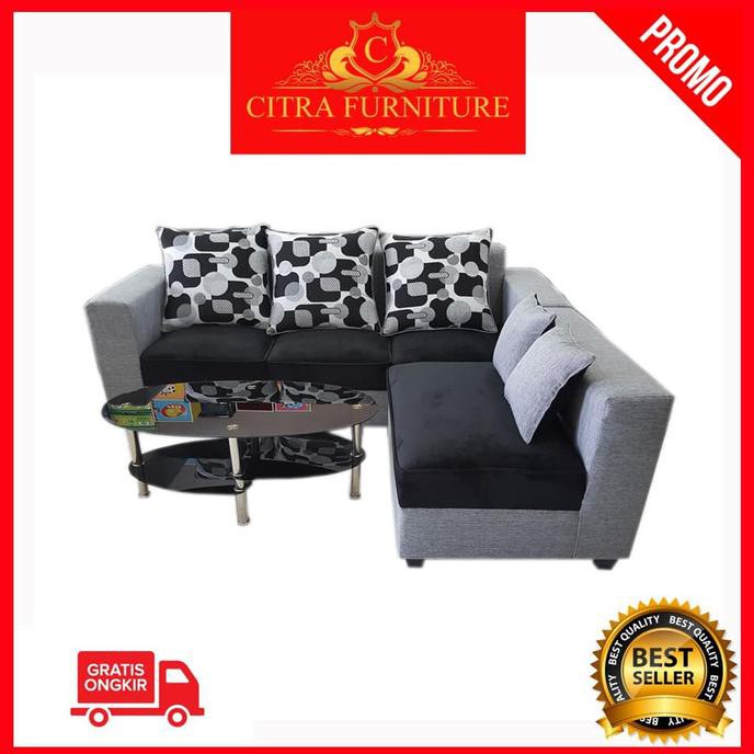 Jual Sofa Sudut Minimalis (FREE ONGKIR) | Shopee Indonesia