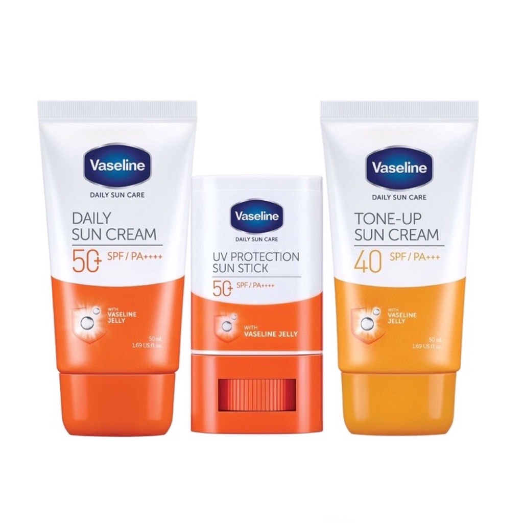Jual VASELINE Sunscreen Daily Sun Cream / Tone Up / UV Protect Stick ...
