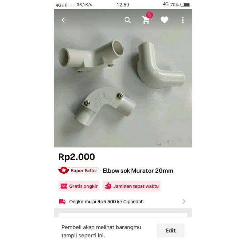 Jual Elbow Pipa Conduit Shopee Indonesia